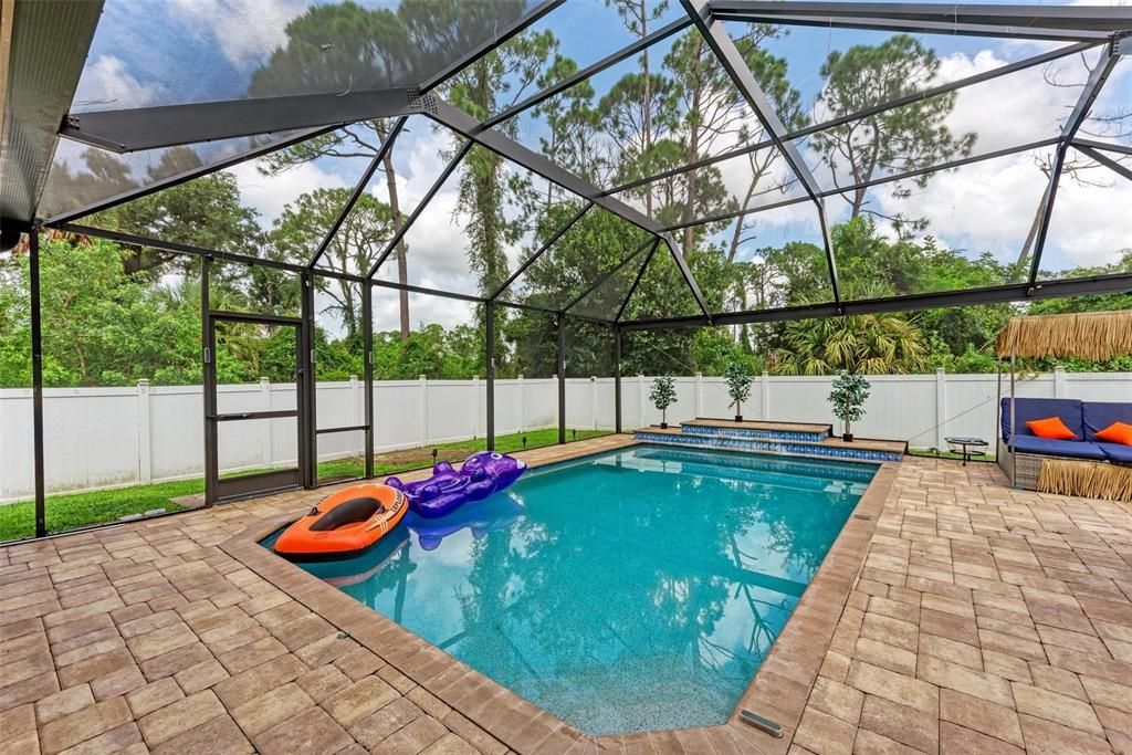 PAVED POOL DECK