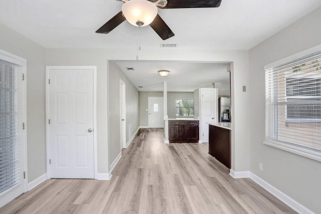 Sun Room to Dinette/Great Room