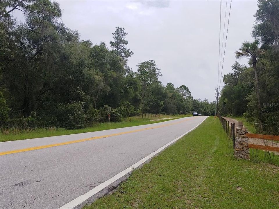 Road frontage along Eden Dr.