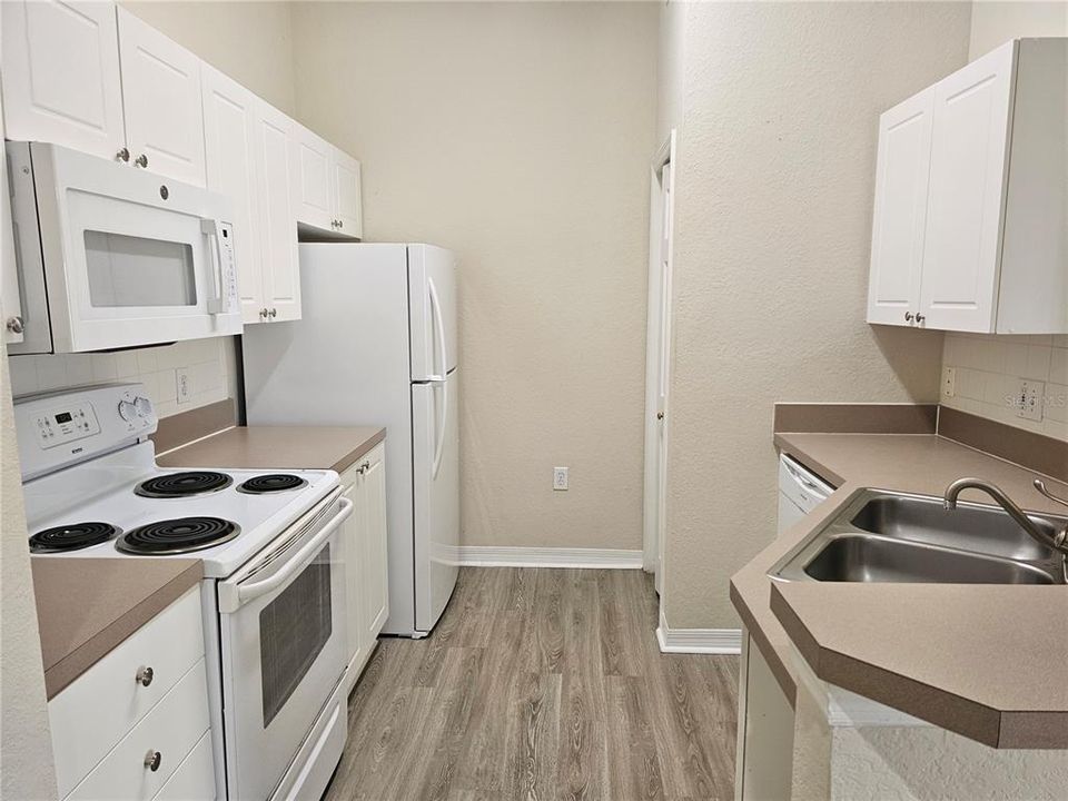 Dining area and kitchen