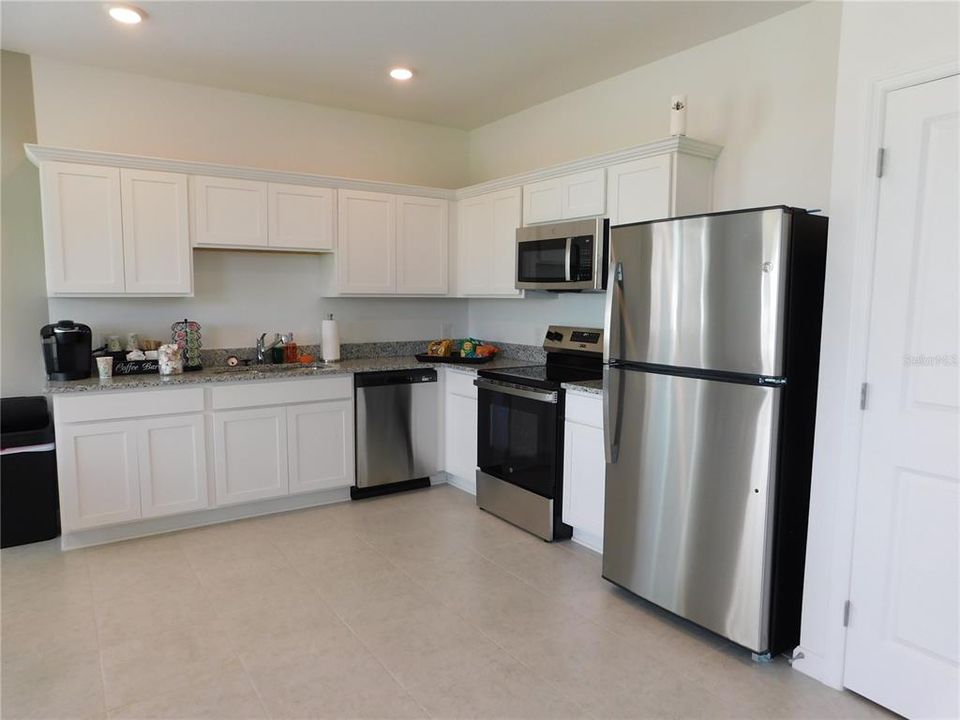 Photo of the kitchen in the model home