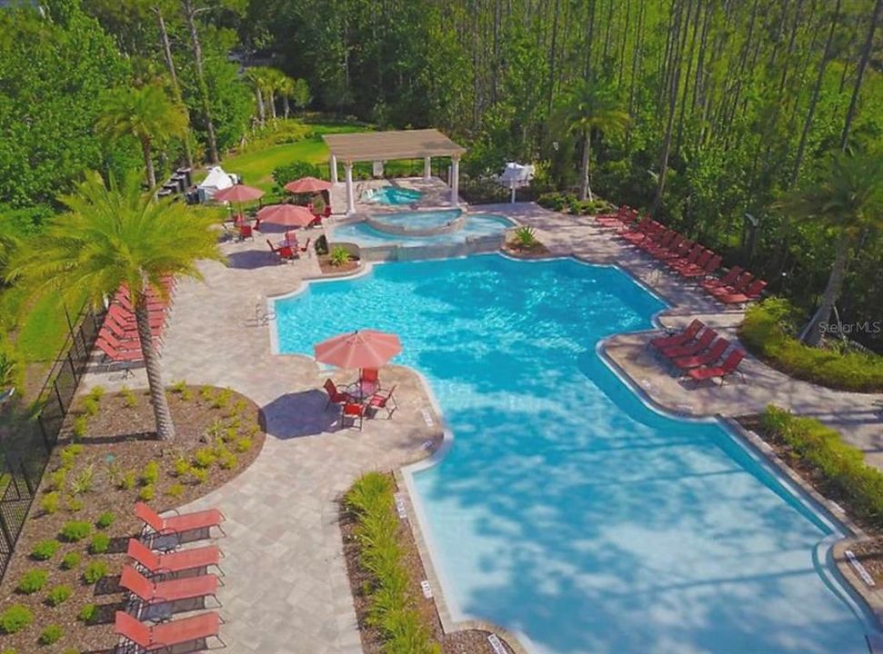 Pool and Hut Tub