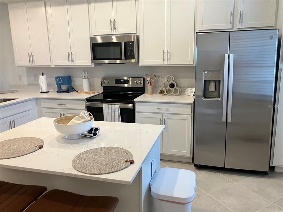 Kitchen and entry way