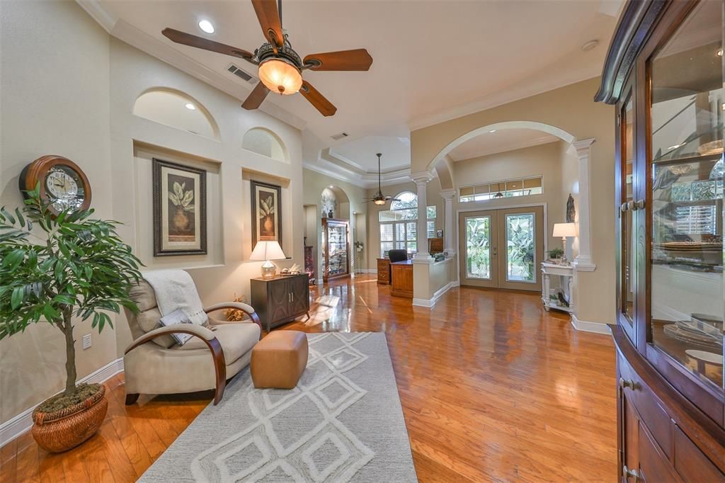 Additional Living Space. Notice the niches, arches and tray ceilings!