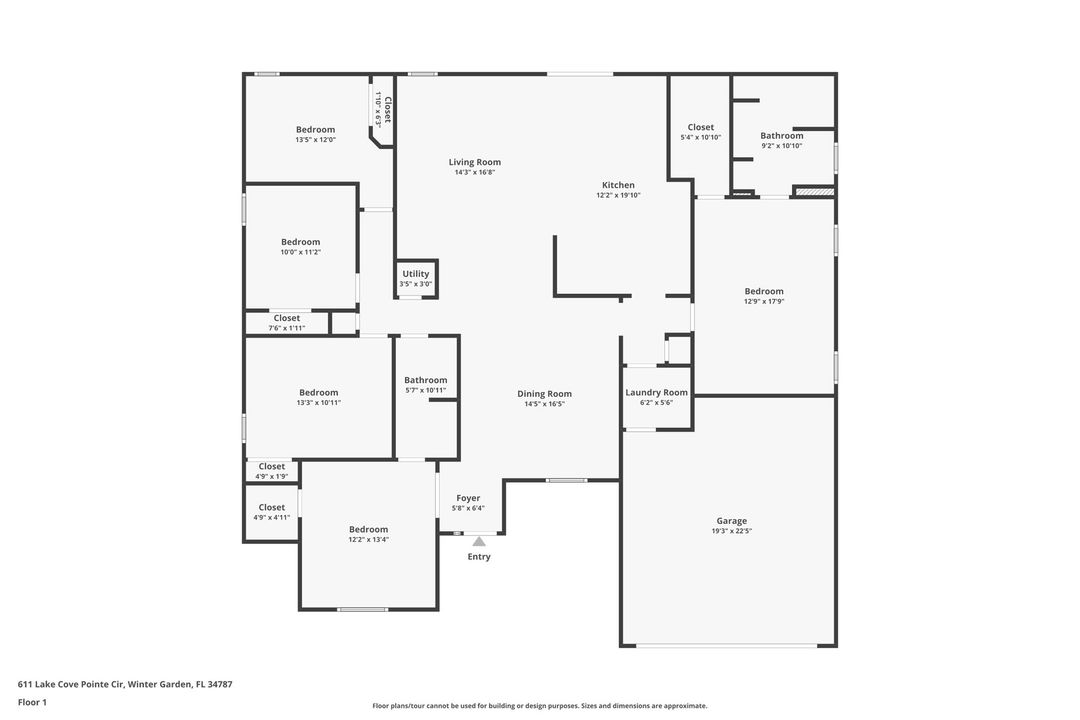 For Sale: $750,000 (5 beds, 2 baths, 2225 Square Feet)