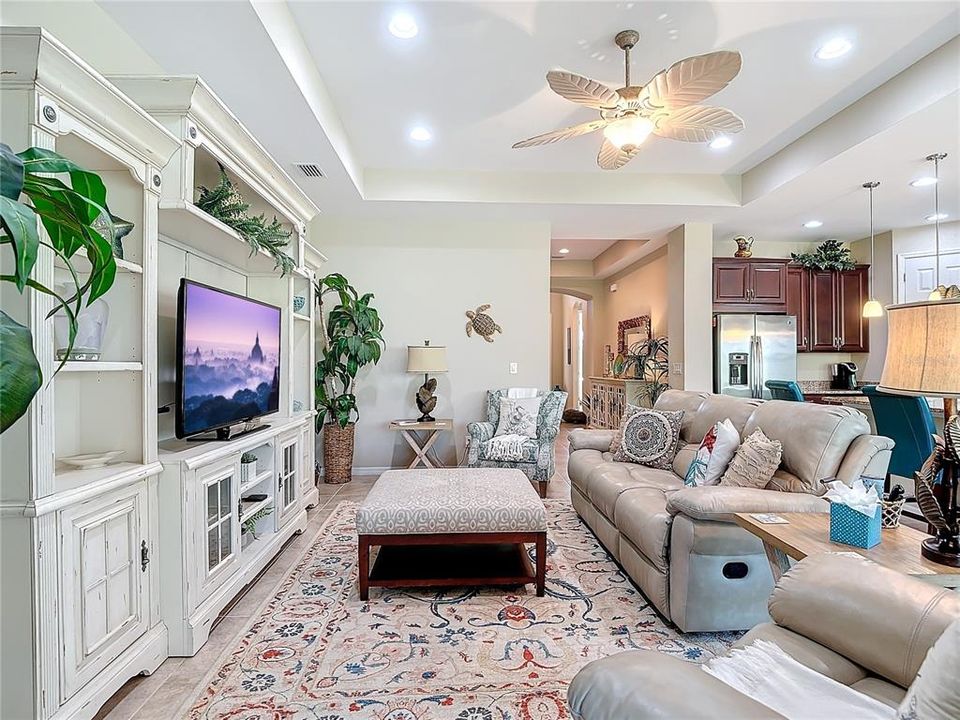 Tray Ceilings with Great lighting