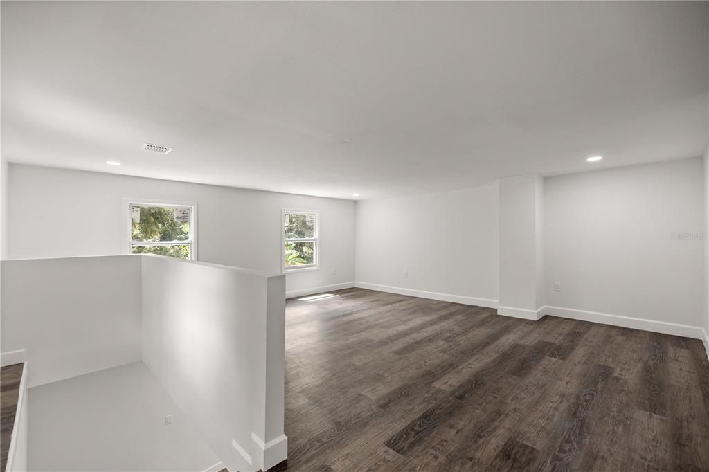 Upstairs secondary living room