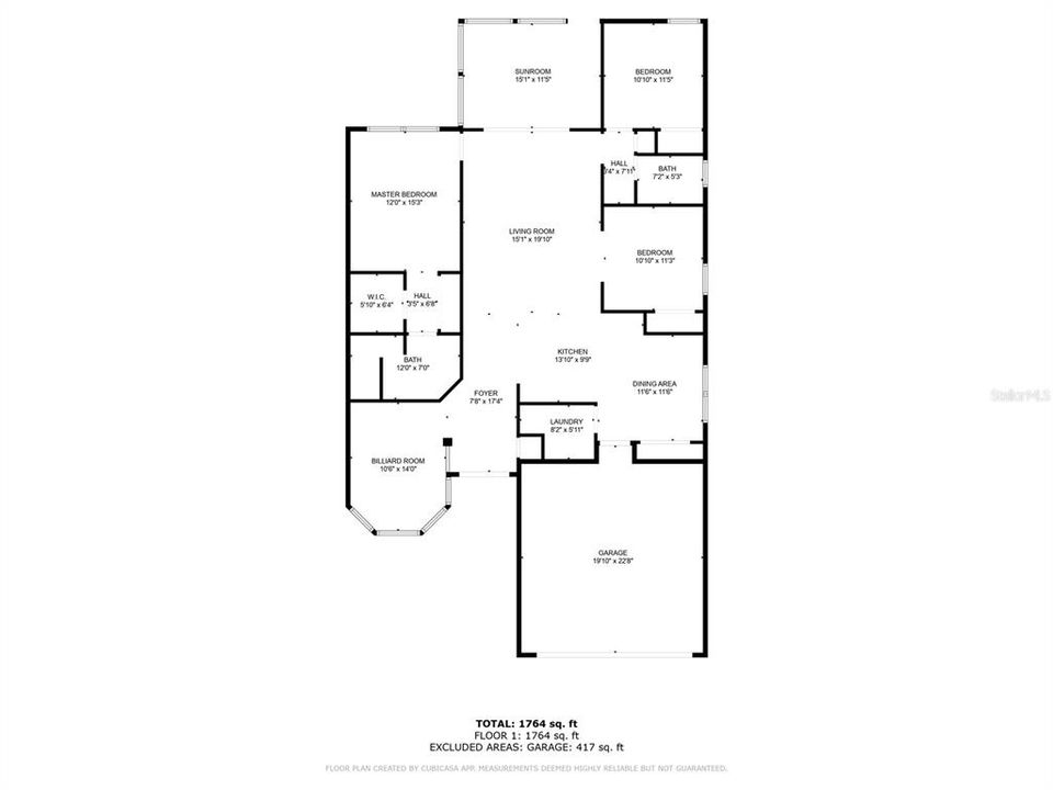 На продажу: $335,000 (3 спален, 2 ванн, 1718 Квадратных фут)