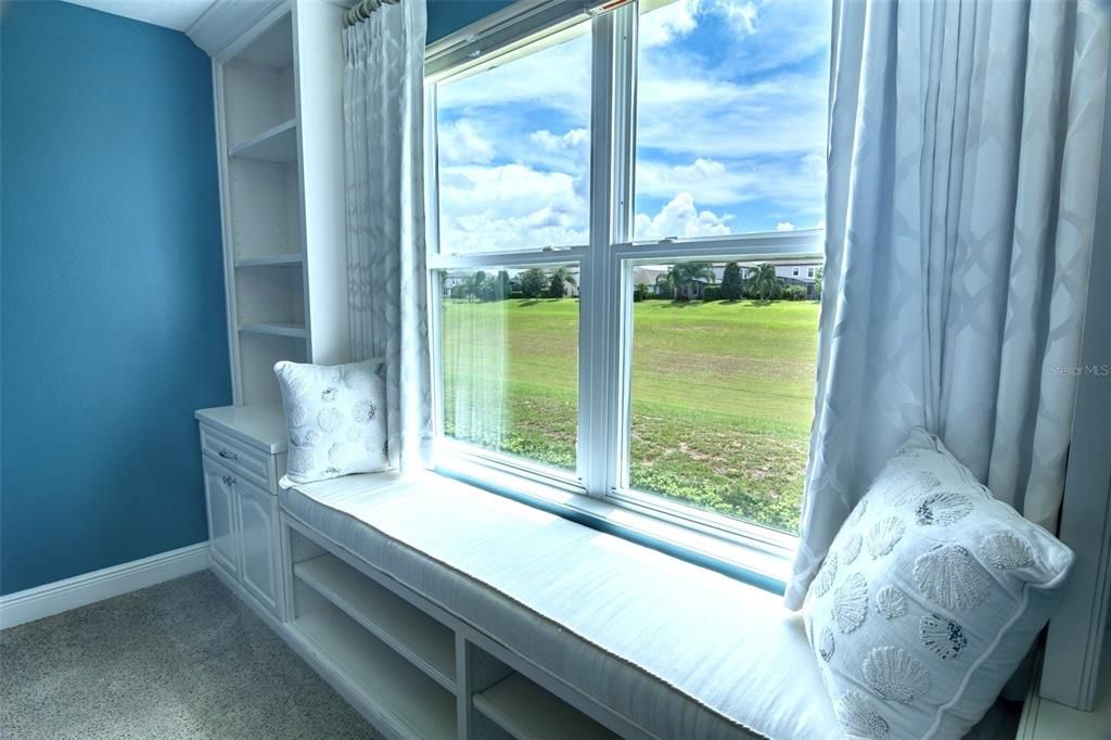 Window Seat in Bedroom 3, overlooking Common Area!