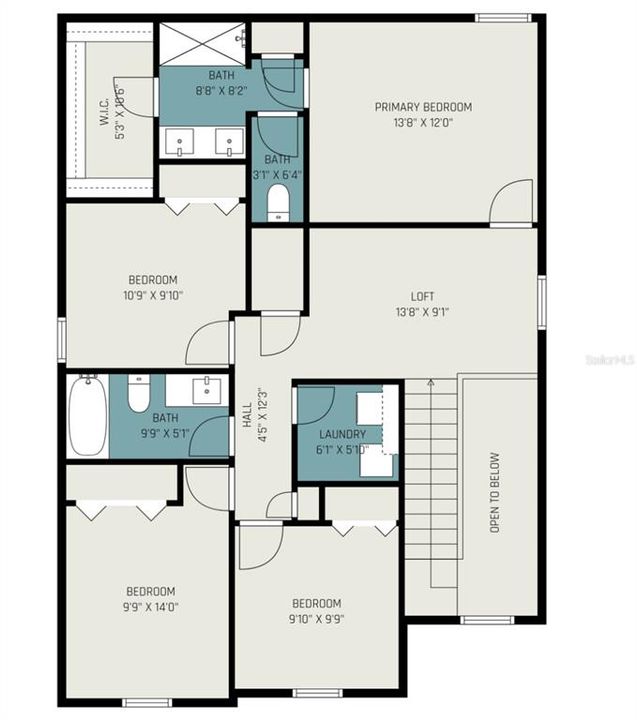 Floor plan 2nd floor