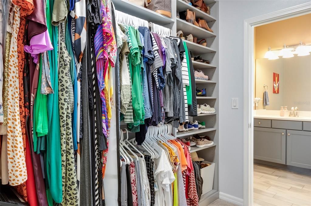 Primary Walk-In Closet