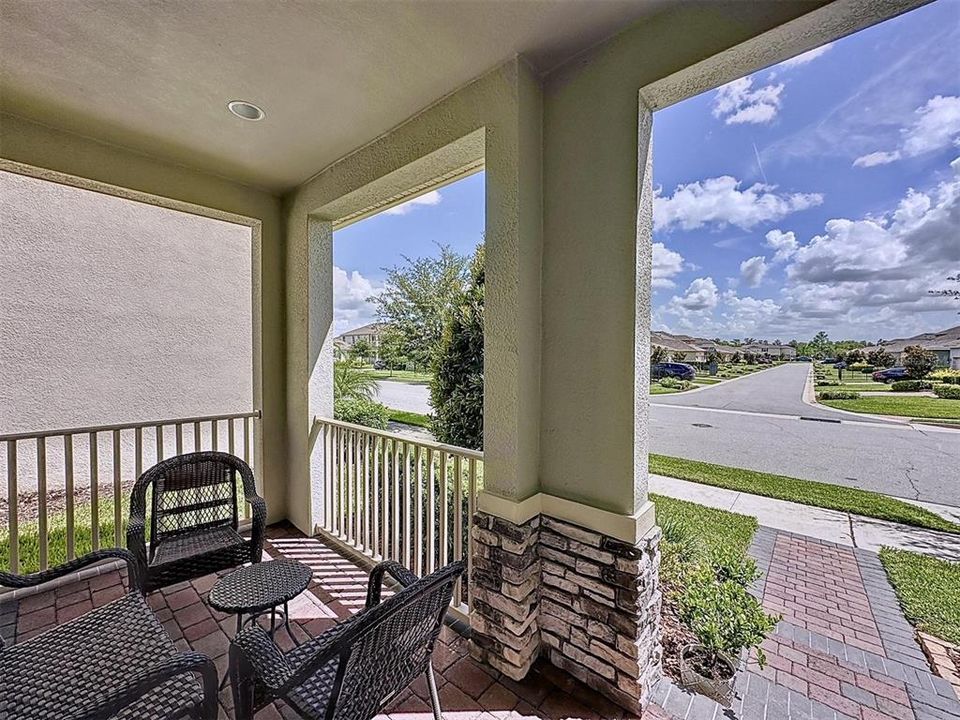 Front Patio w/ Street View