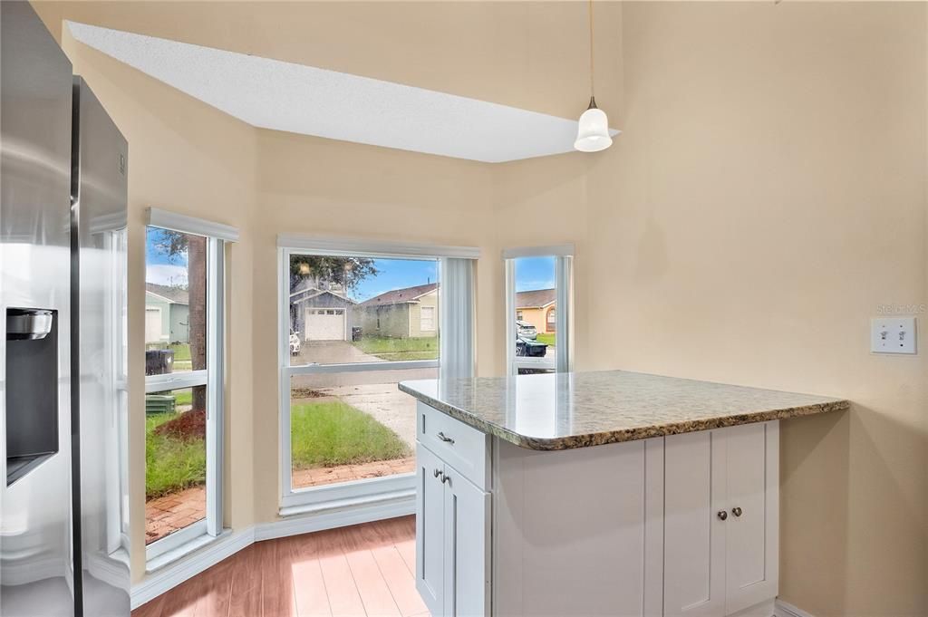 Kitchen Island/Breakfast Nook Area