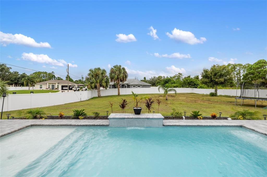 New Salt Water Pool with Sun Deck