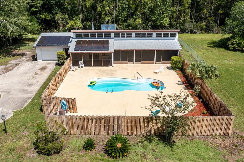 Large Fenced Pool