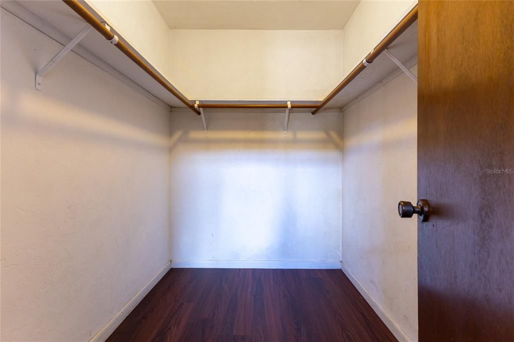 Large Walk In Master Closet