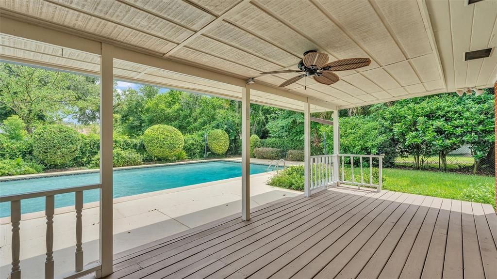 Covered patio