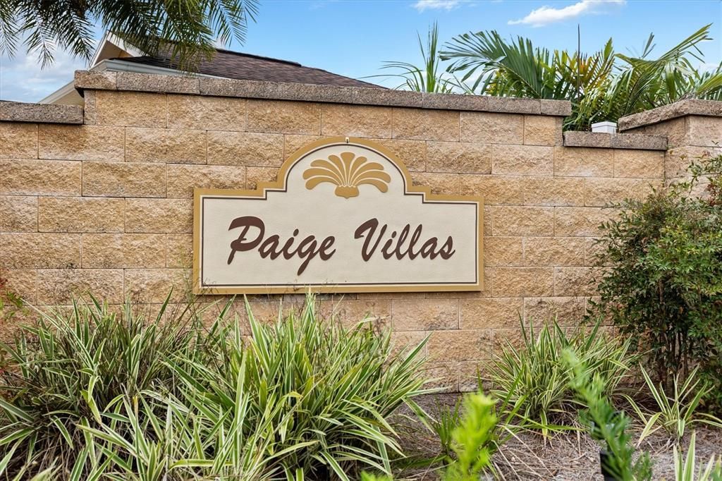 In Paige Villas