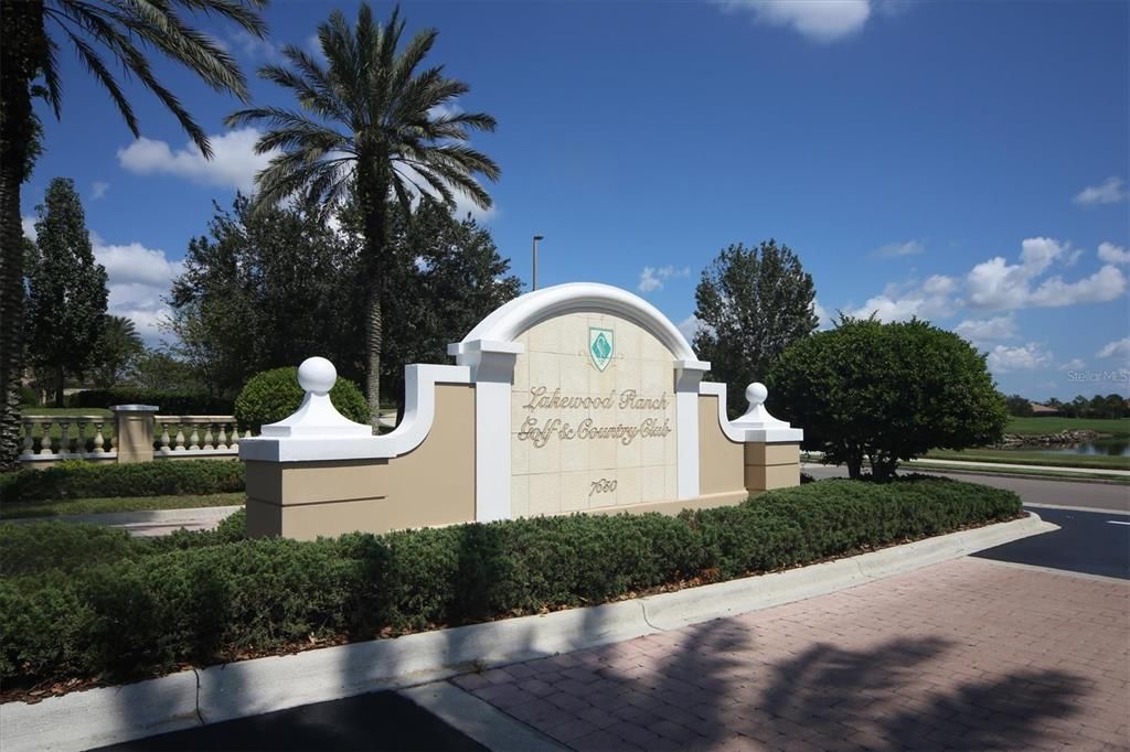 Lakewood Ranch Golf & Country Club (West) Entrance