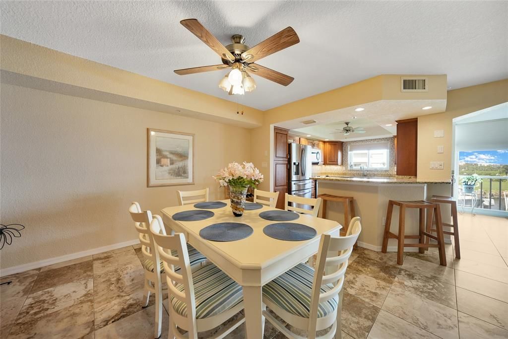 DINING ROOM OPEN TO KITCHEN