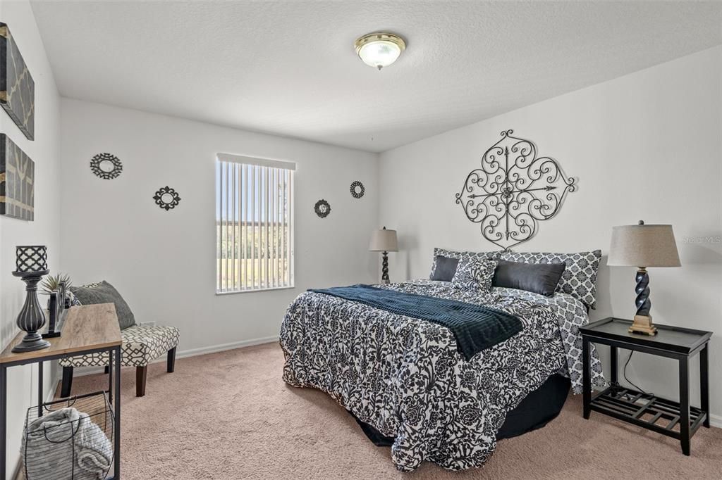 All carpet replaced with laminate flooring from the stairway and all upstairs.