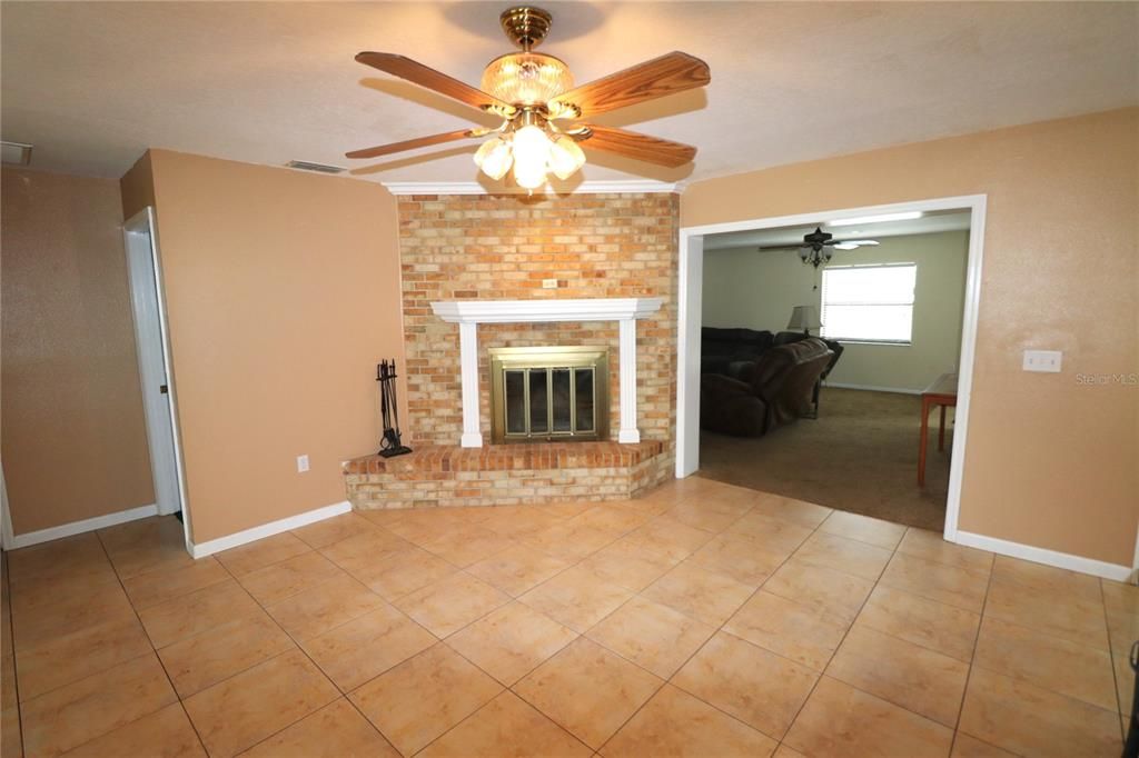 Living room leading to Family Room