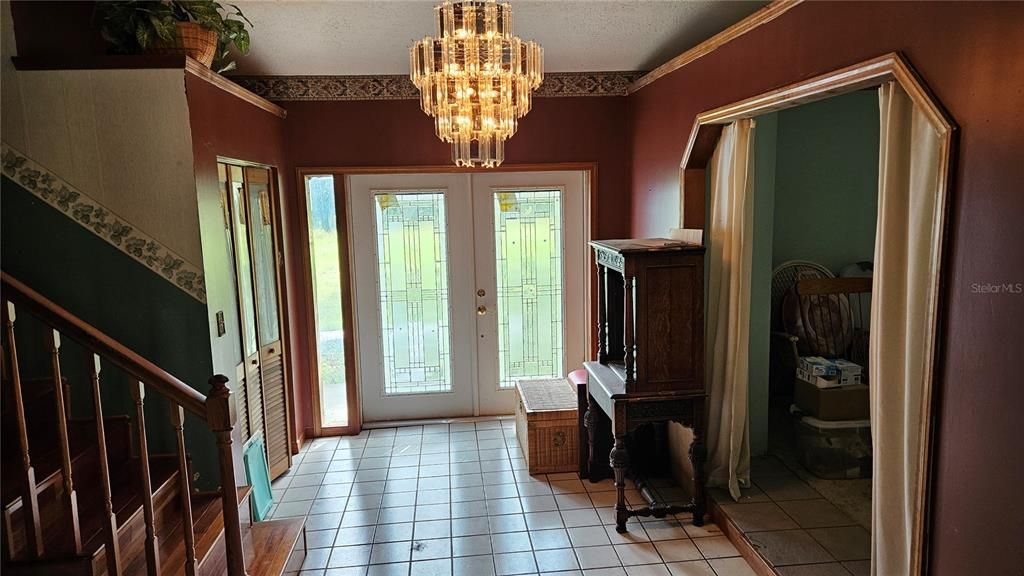 Mud room at front door