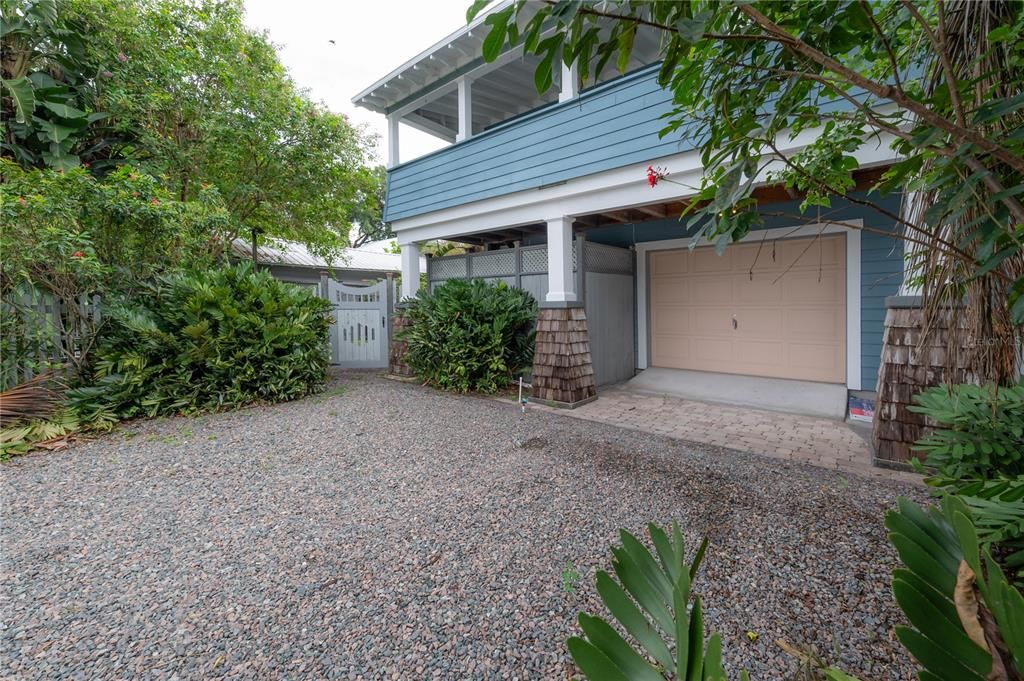 alley access to garage