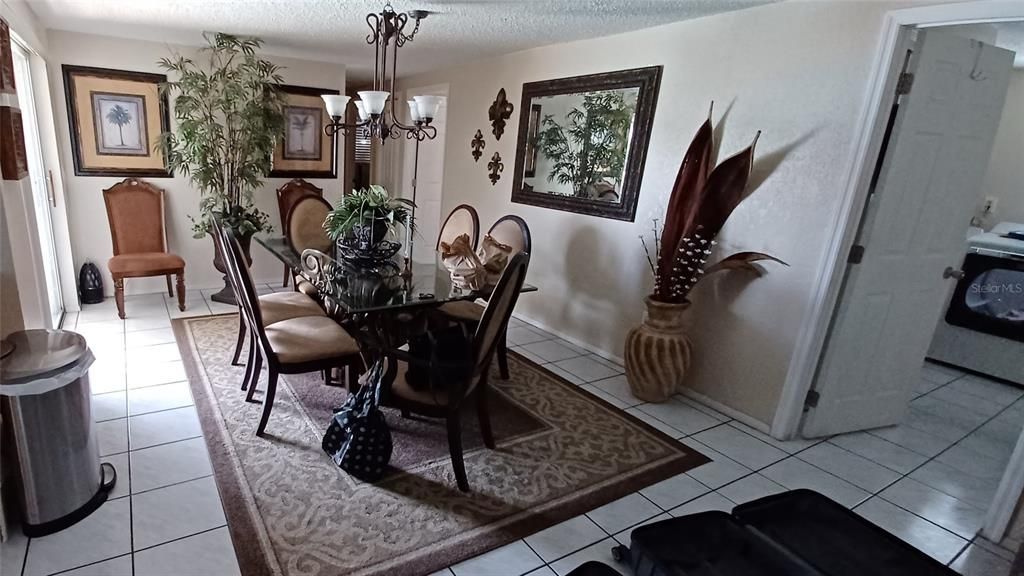 The large Dining room, or could be a family room is just off the kitchen.