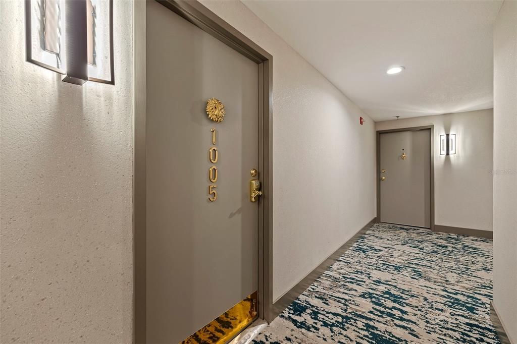 Entry Way into condo