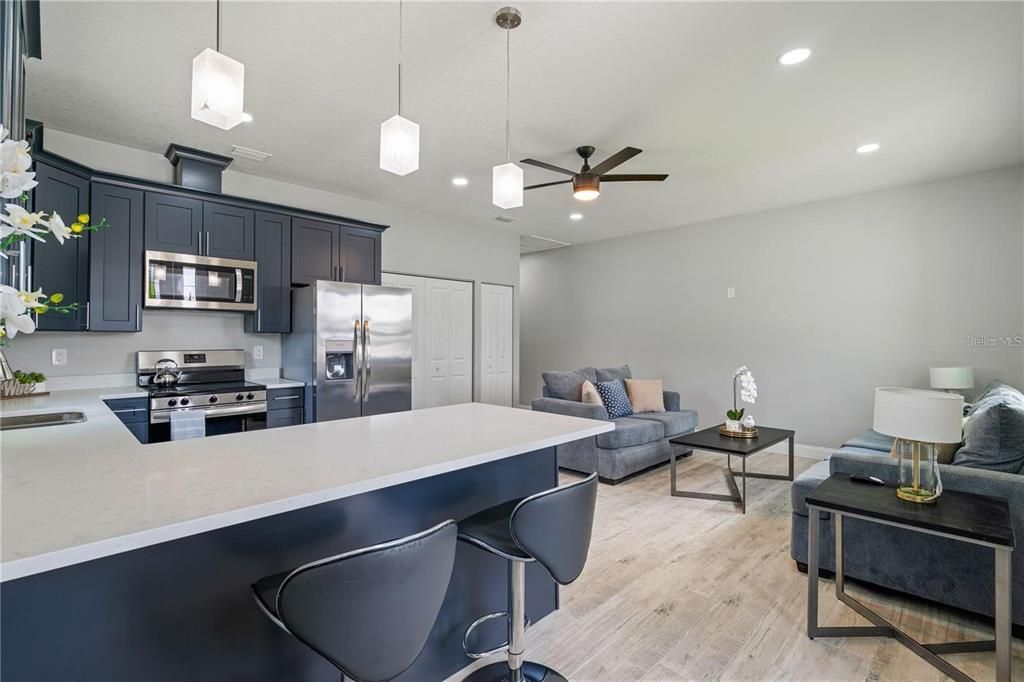 Kitchen w/ Stainless Steel Appliances