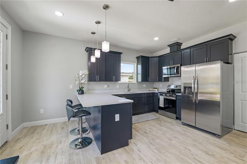 Kitchen w/ Stainless Steel Appliances