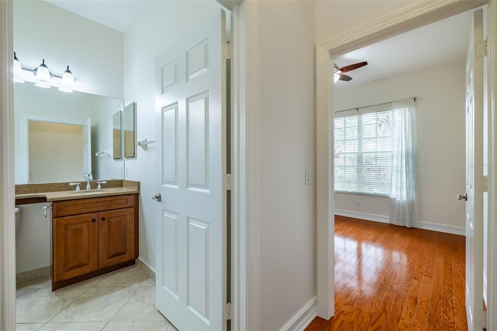 Secondary bath and bedroom