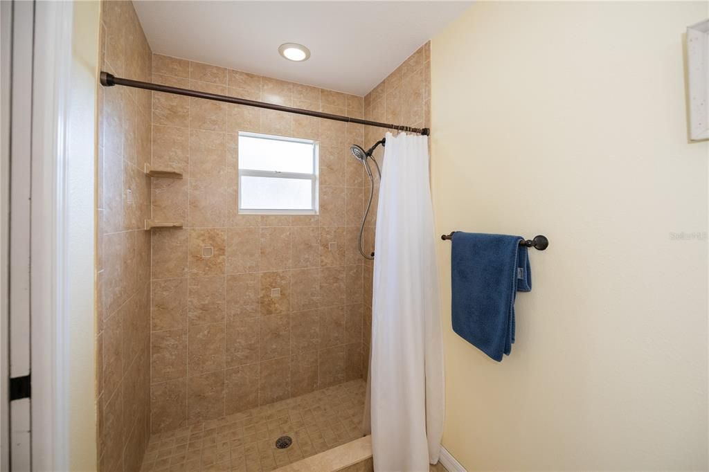 Main ensuite bathroom shower.