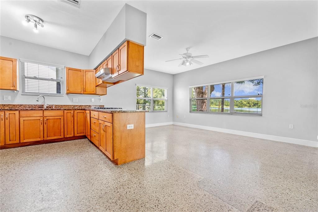 Kitchen to Family Room