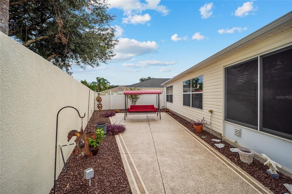 Expanded Courtyard Patio