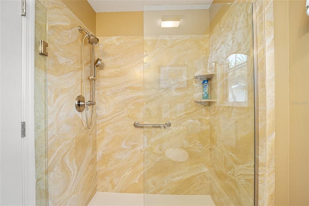 Upgraded Hall Bath Shower