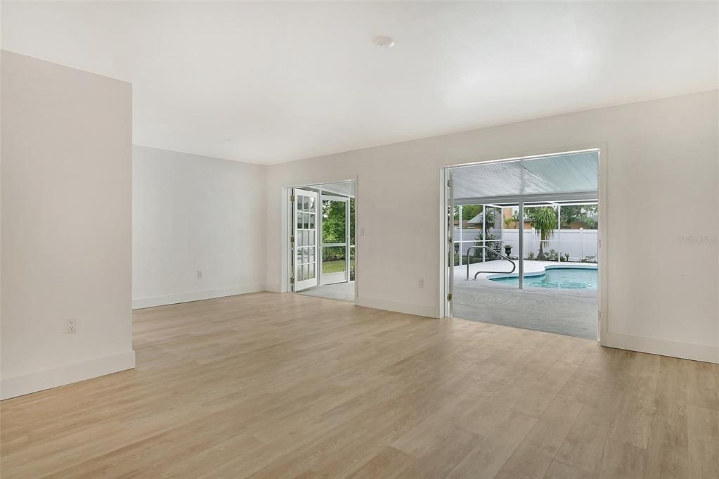 Beautiful luxury vinyl flooring throughout the home.