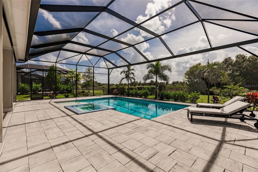 Pool from Master Bedroom Doory