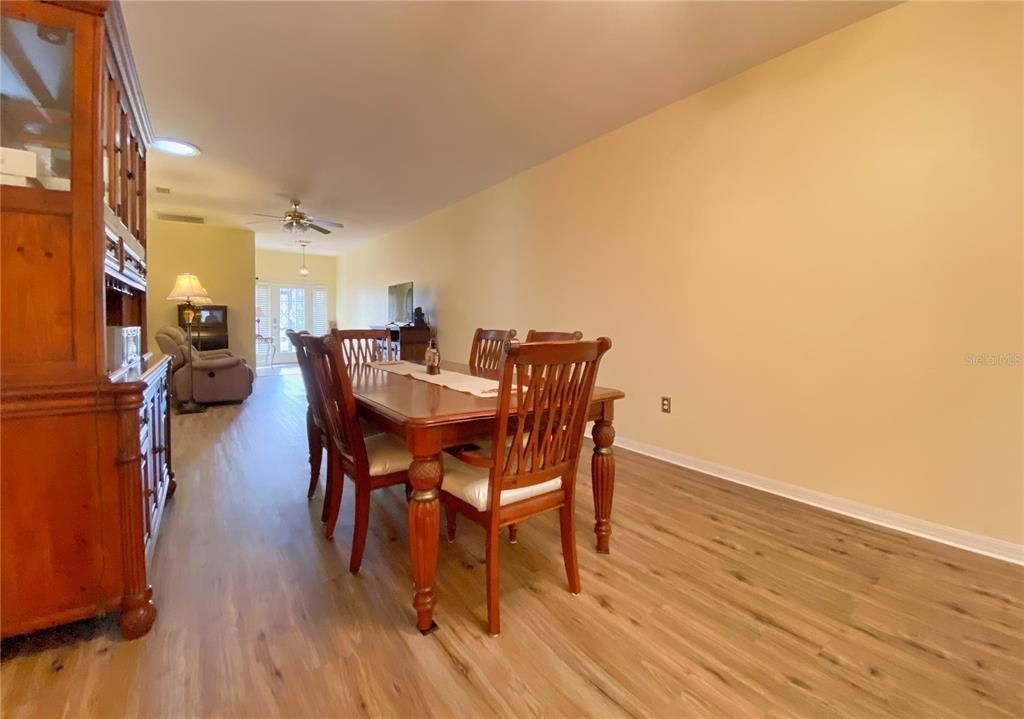 Formal Dining Area with Laminate Flooring