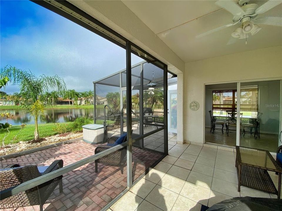 Tiled Lanai - Covered Outdoor Living Area