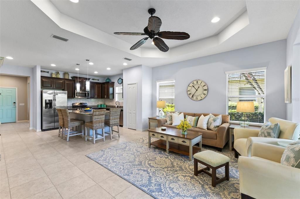 Great room kitchen area