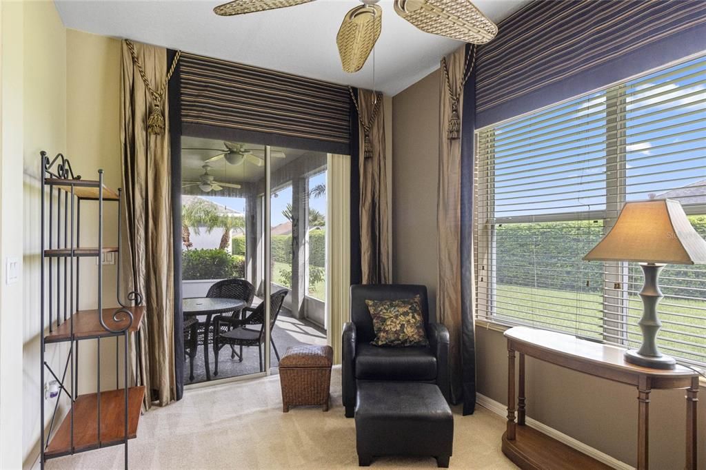 Sitting Room Offers access to the Lanai