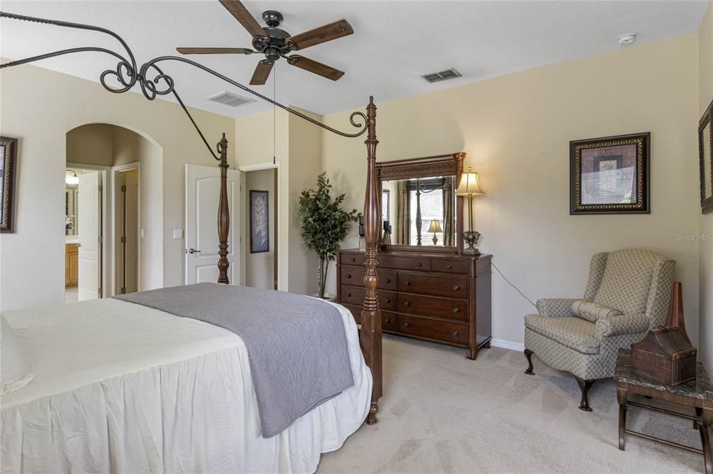 Master Suite offers Dual Walk in Closets