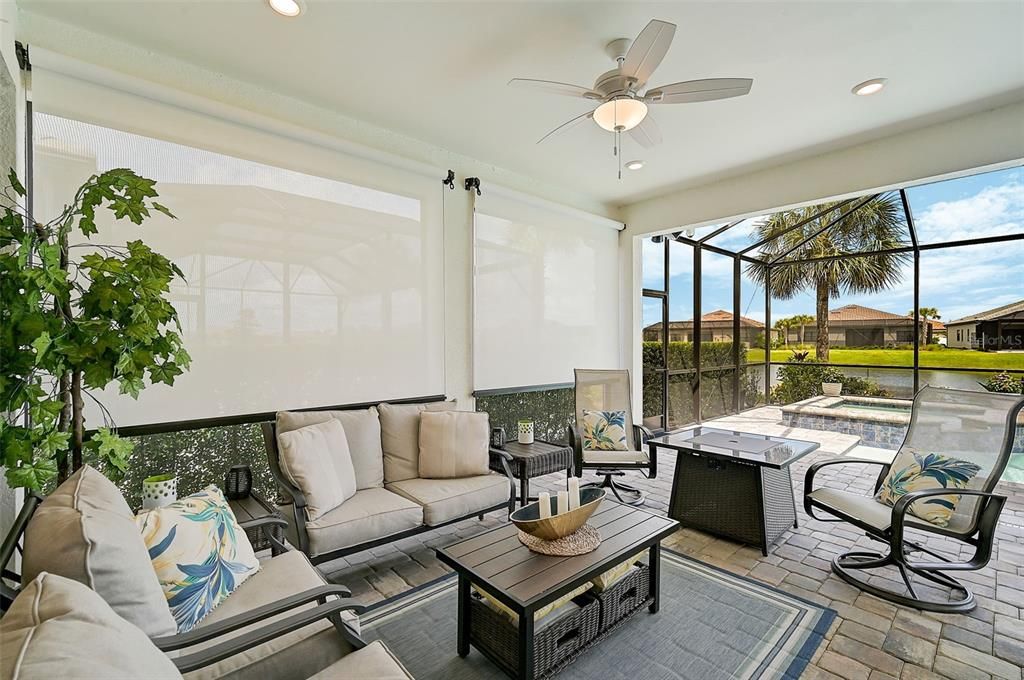 Extra Large Lanai with Added Lighting