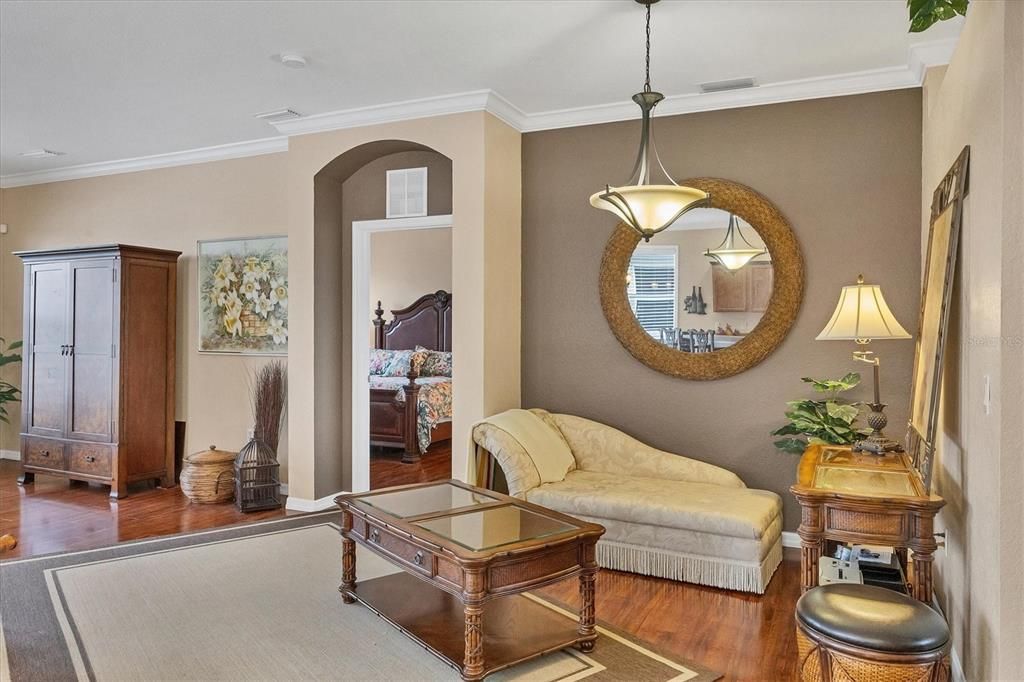 Formal dining area - currently used as a sitting area