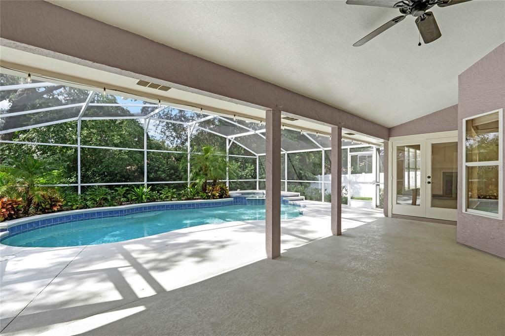 Pool and patio