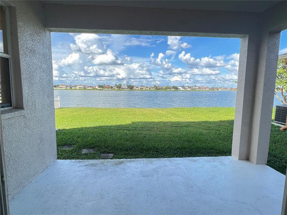 Beautiful pond view in your large backyard.