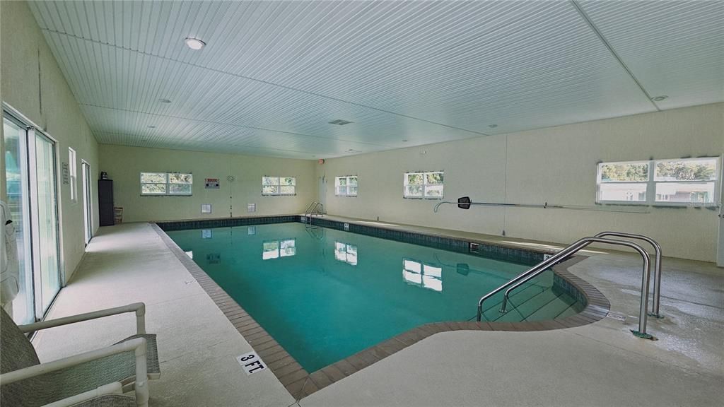 indoor pool - heated