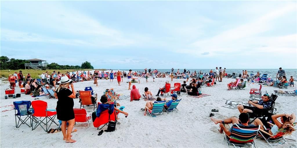 SATURDAY and WEDNESDAY SUNSET DRUM CIRCLE AT NOKOMIS BEACH